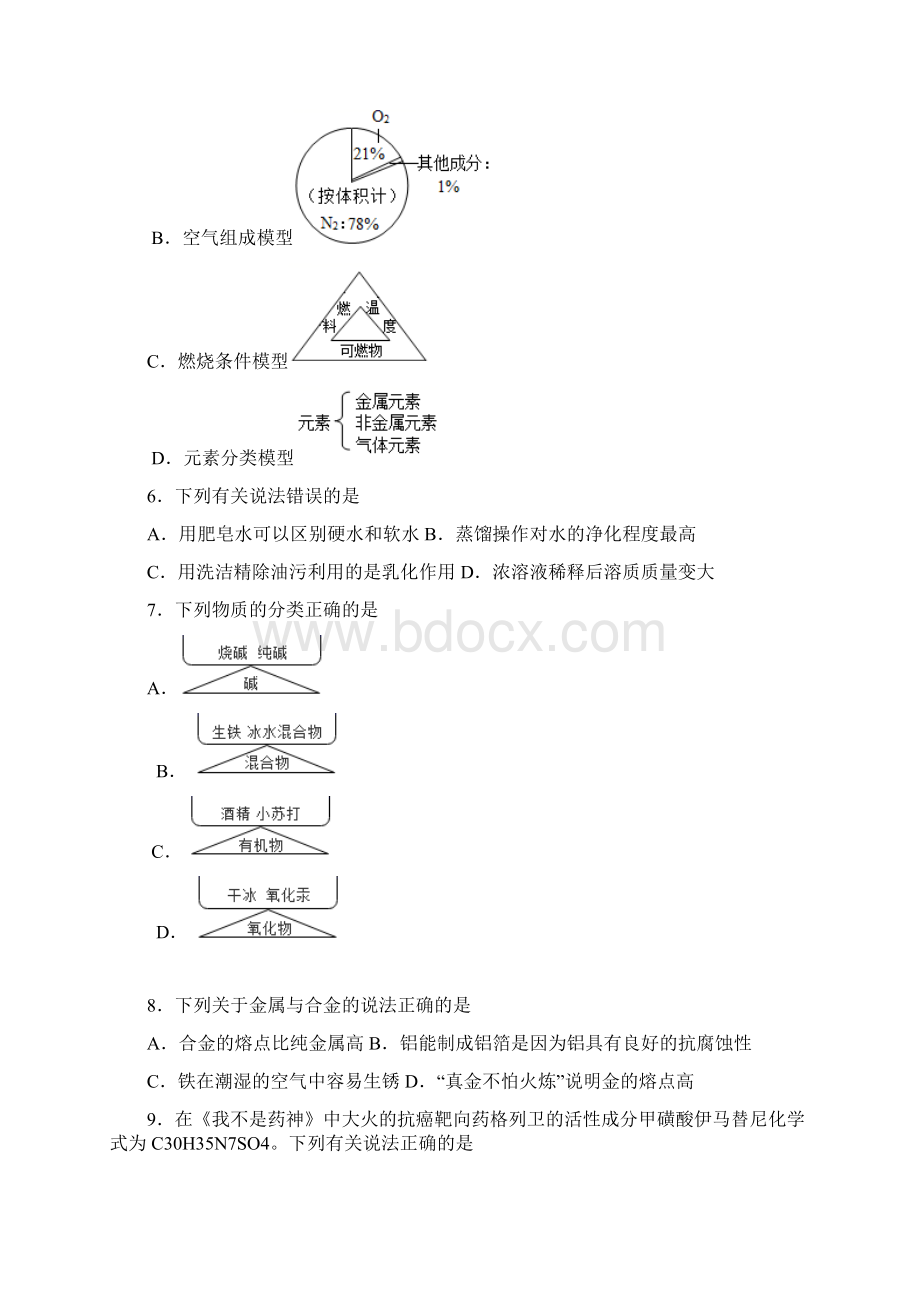 广西梧州市蒙山县中考二模化学试题 答案和解析.docx_第2页