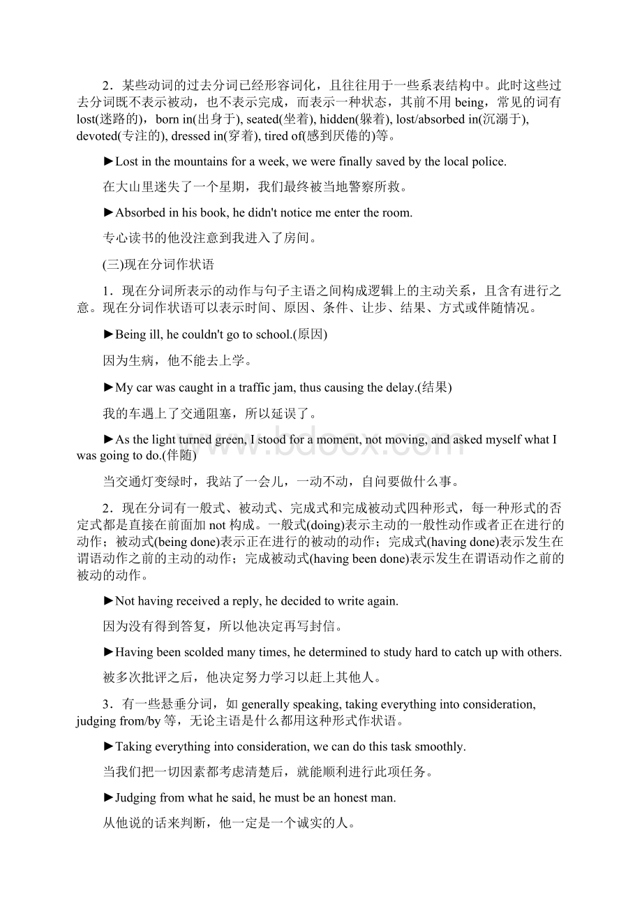 高考英语语法非谓语动词讲解练习含答案Word下载.docx_第3页