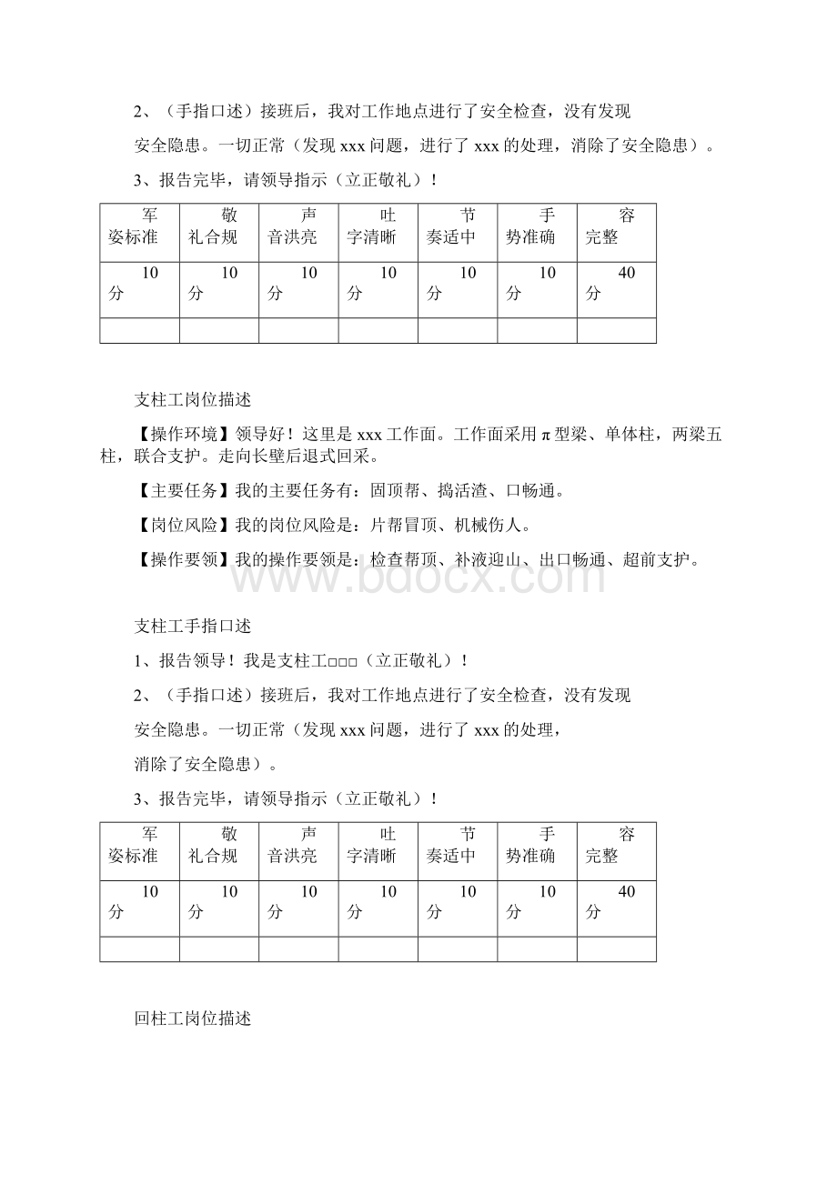 煤矿所有工种手指口述.docx_第2页