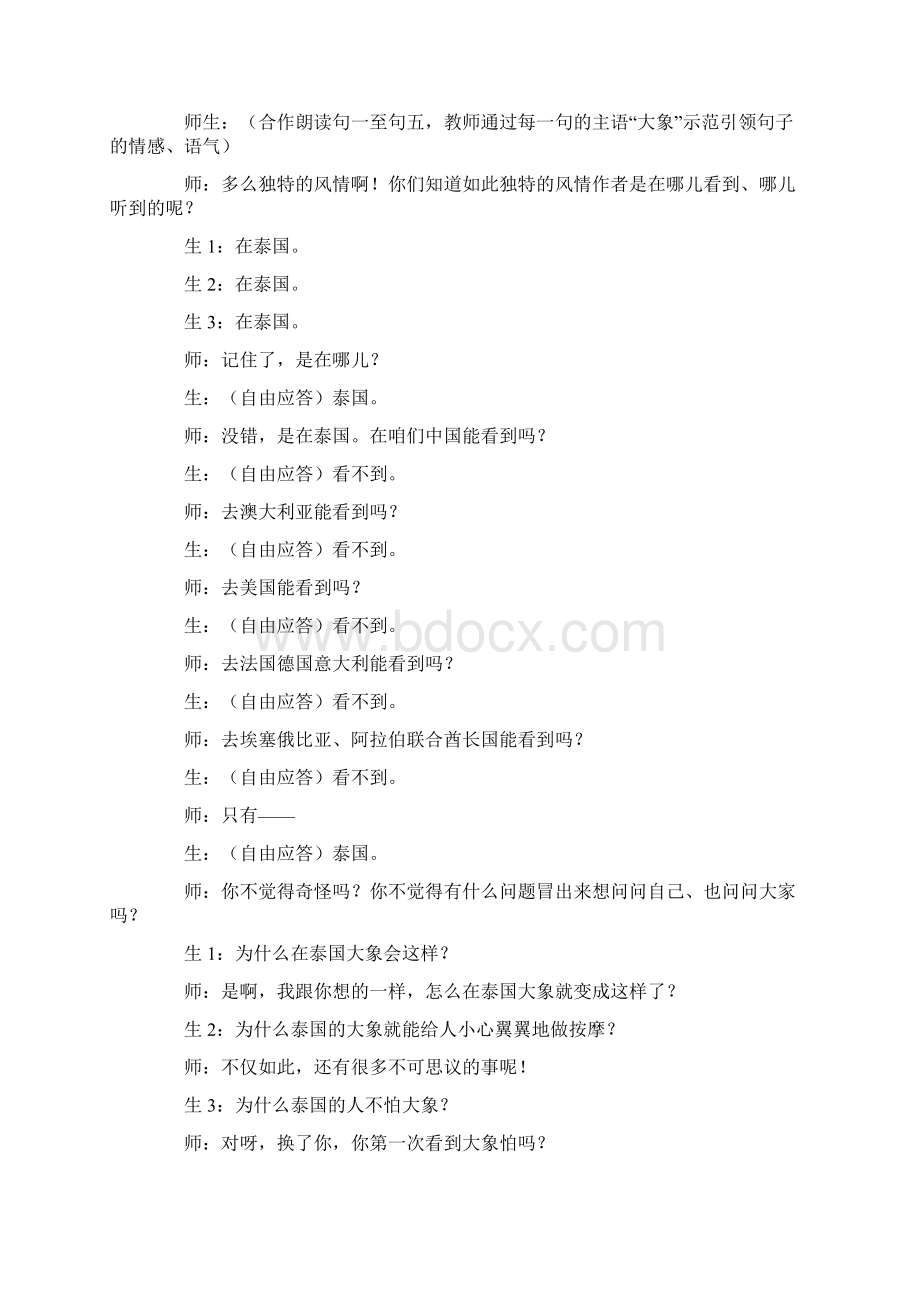 王崧舟《与象共舞》课堂教学实录.docx_第3页