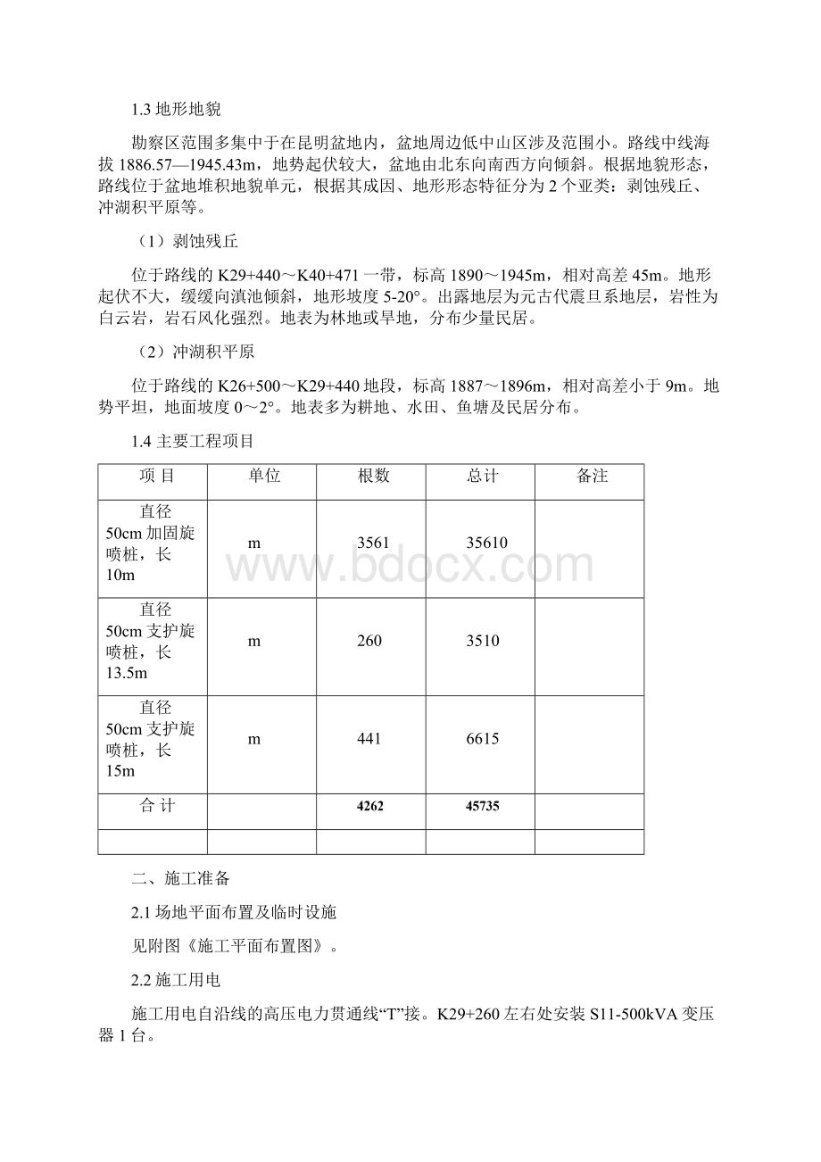 旋喷桩施工方案Word文档格式.docx_第2页