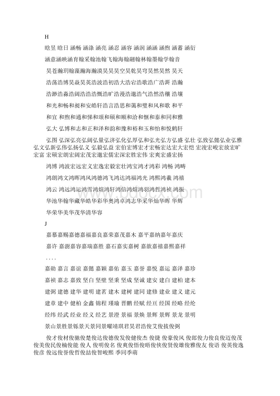 好听的男孩名字大全Word格式.docx_第2页