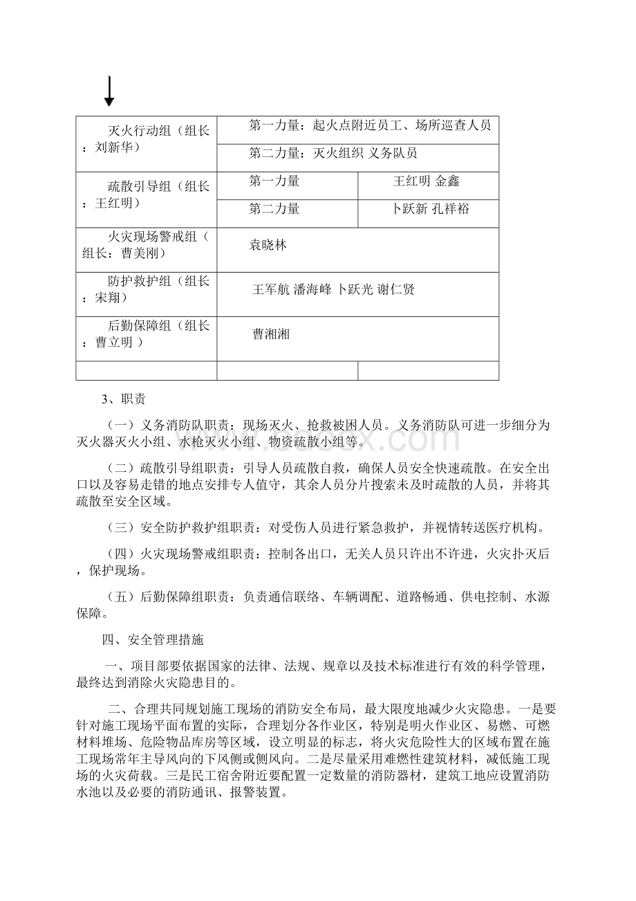 17消防安全管理方案及应急预案.docx_第3页