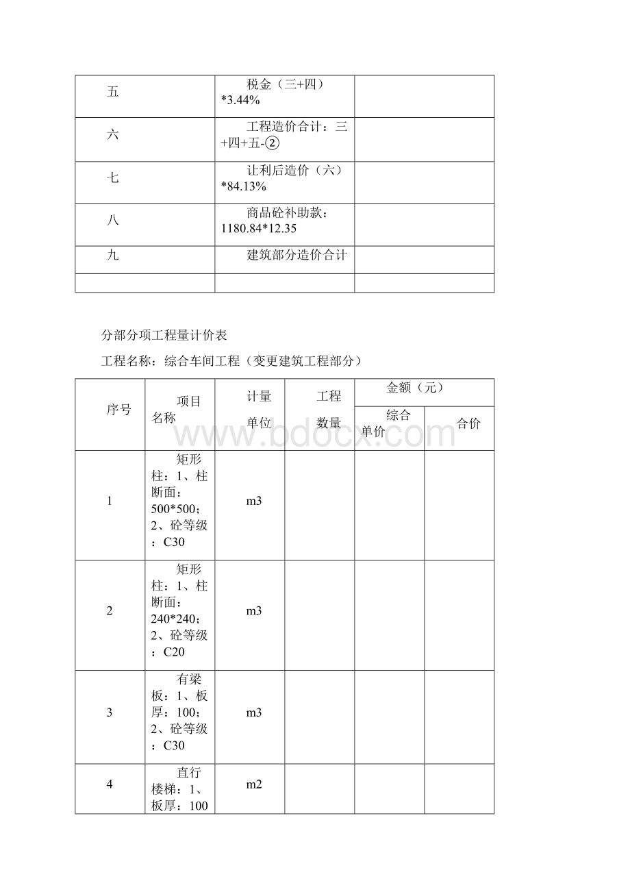 工程决算报告范本.docx_第3页