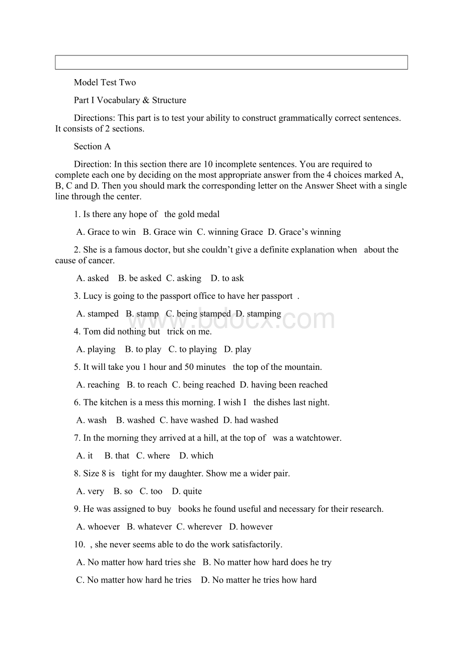 南开大学年大学英语参考答案Word文档格式.docx_第3页