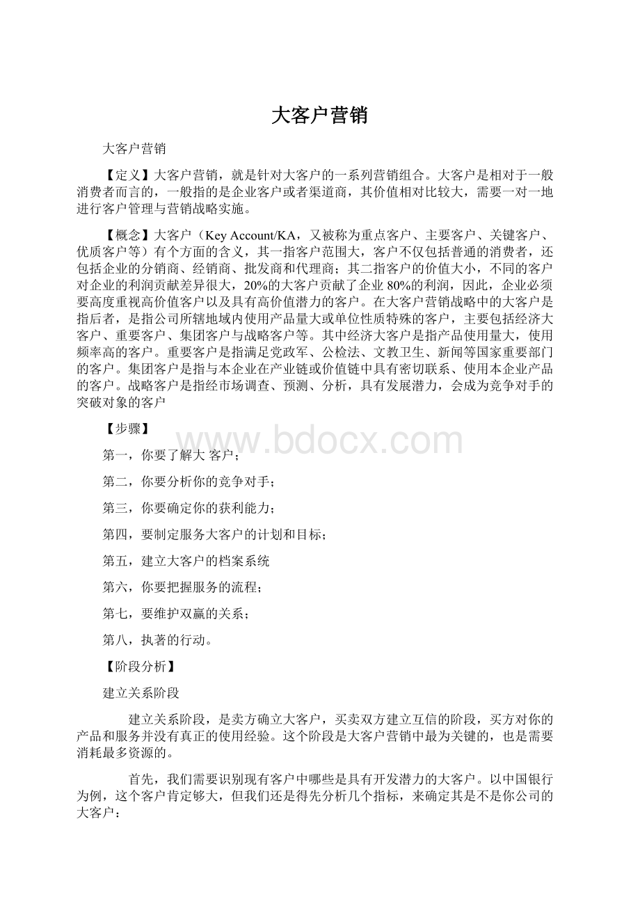 大客户营销Word格式.docx_第1页