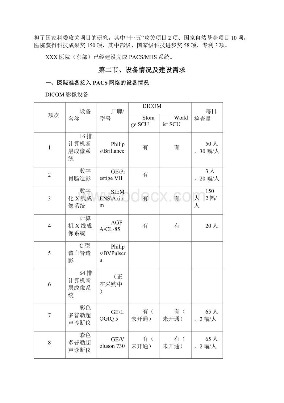 PACS系统建设方案书.docx_第3页