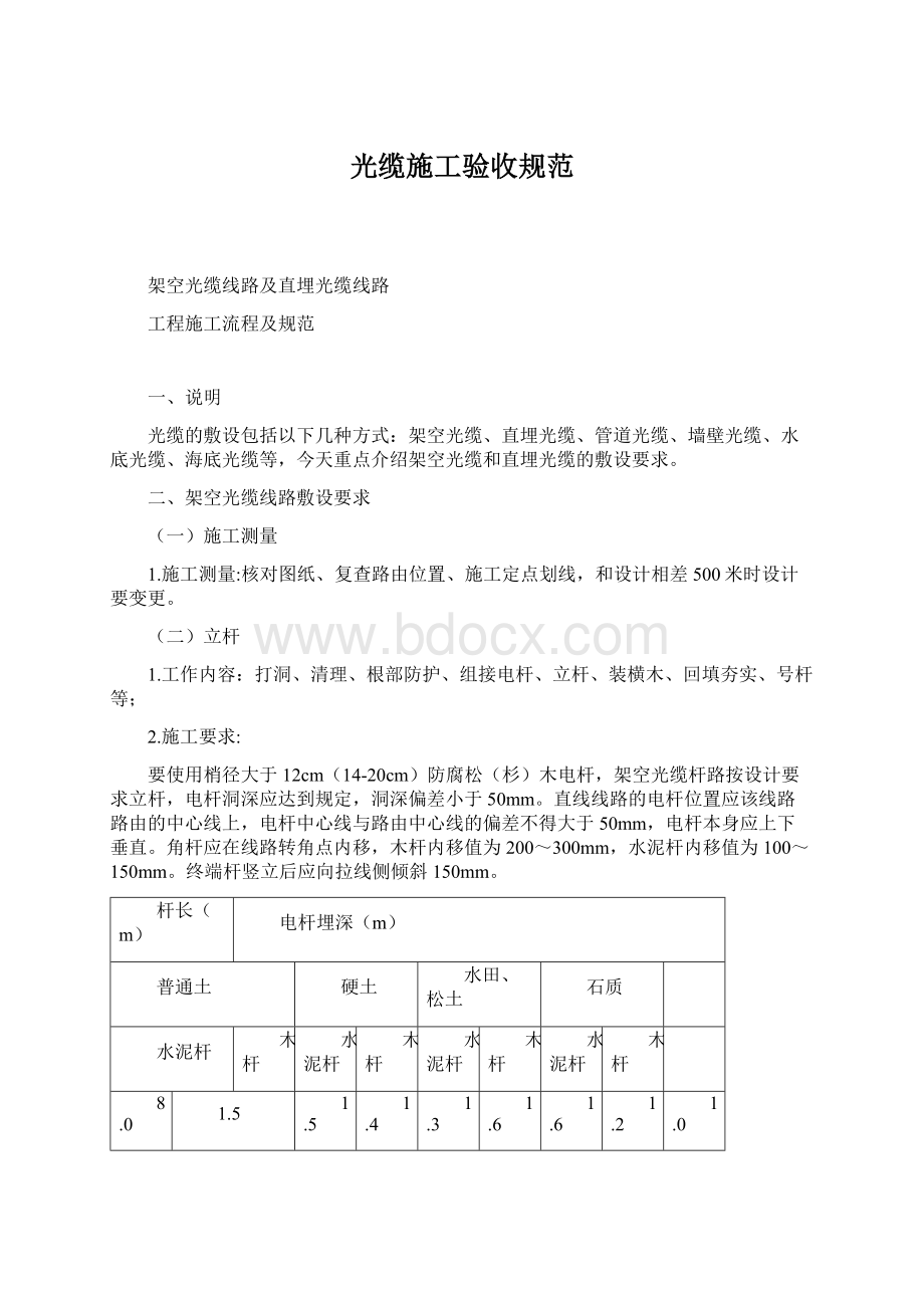 光缆施工验收规范.docx_第1页