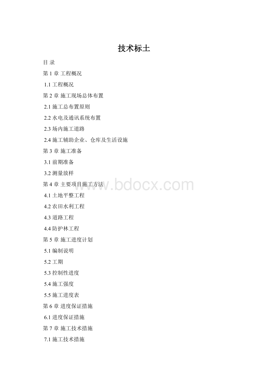 技术标土Word格式.docx