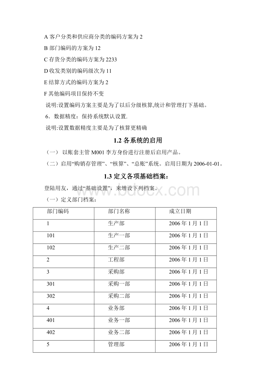 用友通业务上机练习资料.docx_第2页