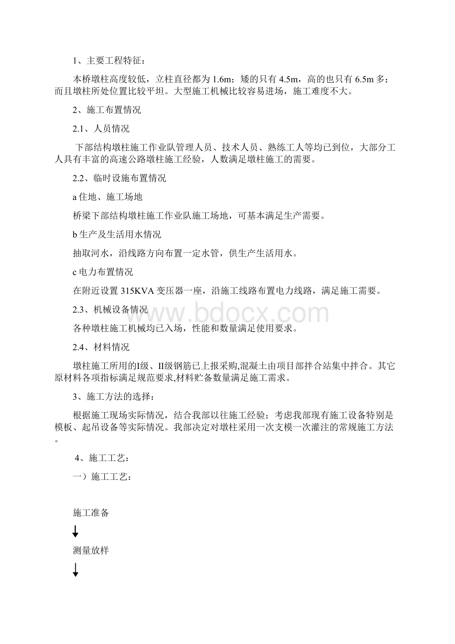 新场互通E匝道桥墩柱开工报告.docx_第2页