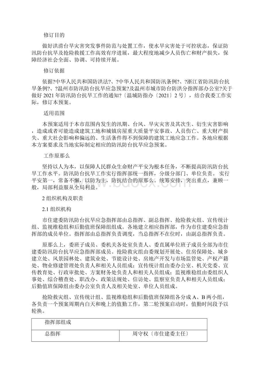 温州市住建委防汛防台抗旱应急预案.docx_第2页