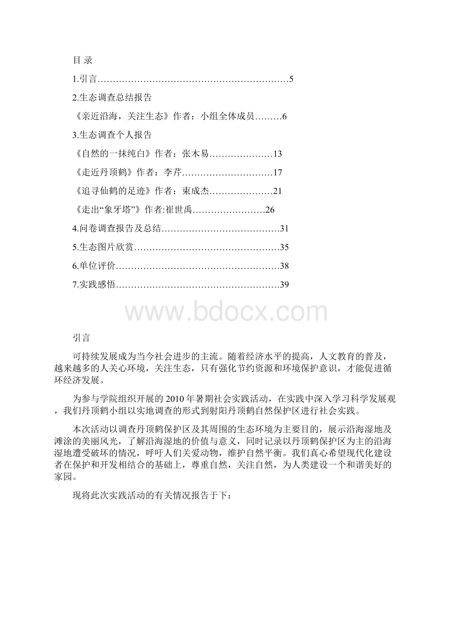 园艺系盐城丹顶鹤自然保护区实践.docx_第3页