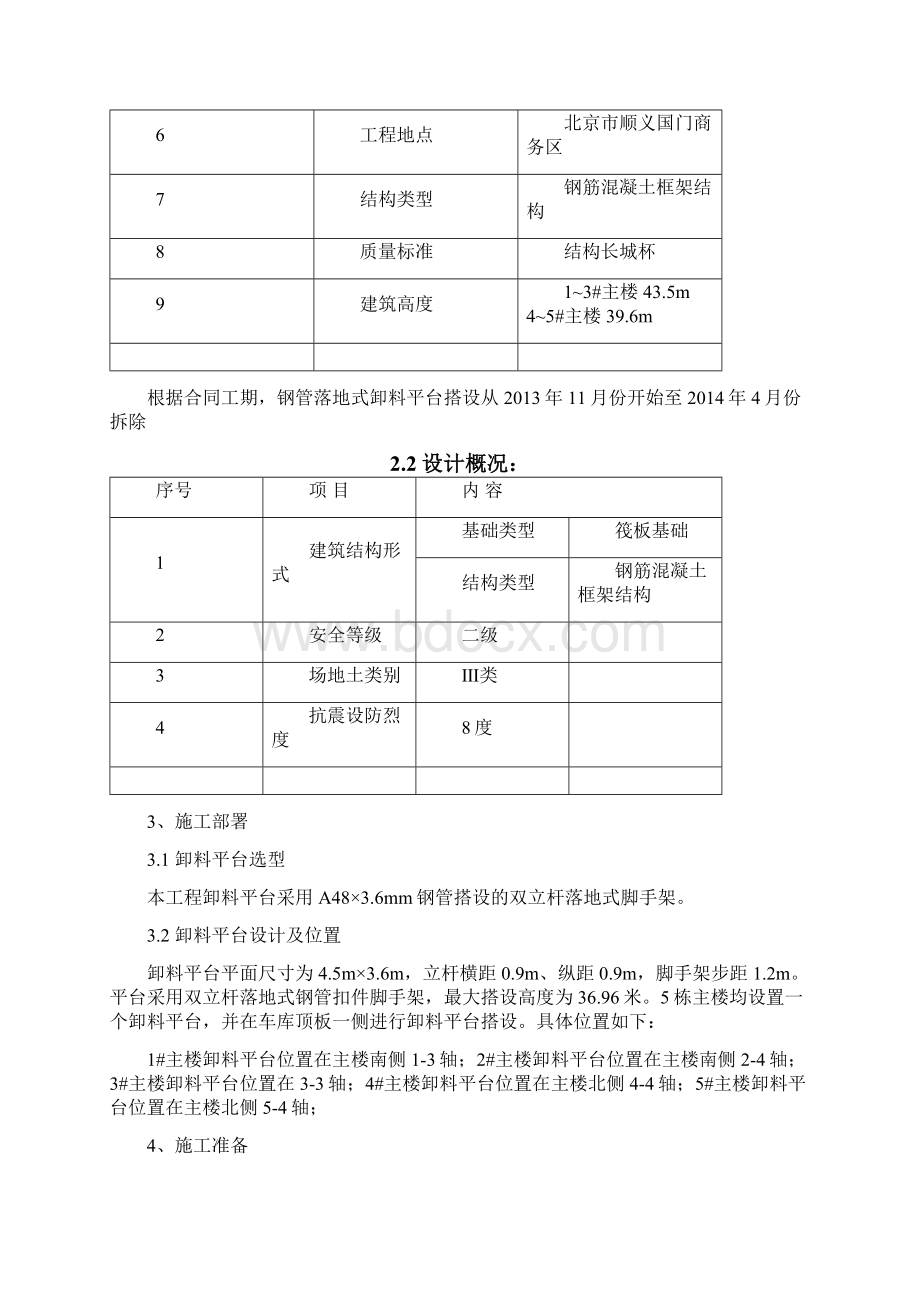 上海张江落地式钢管脚手架卸料平台施工方案Word文档格式.docx_第3页