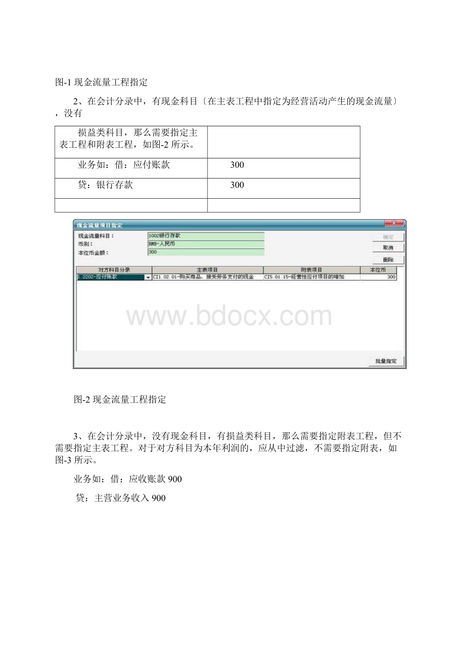 会计实操金蝶软件现金流量附表项目指定原理Word文档格式.docx_第2页