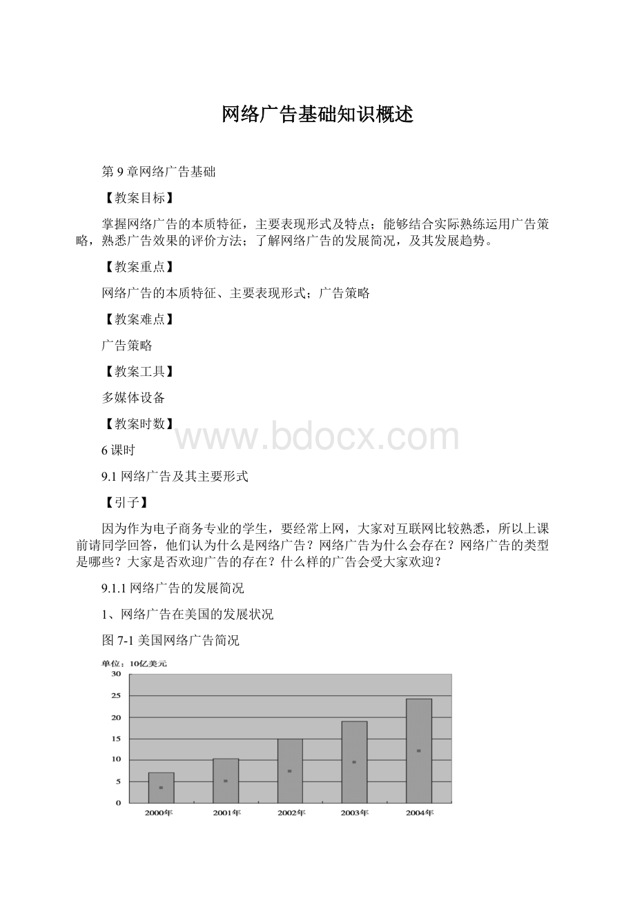 网络广告基础知识概述Word文件下载.docx_第1页