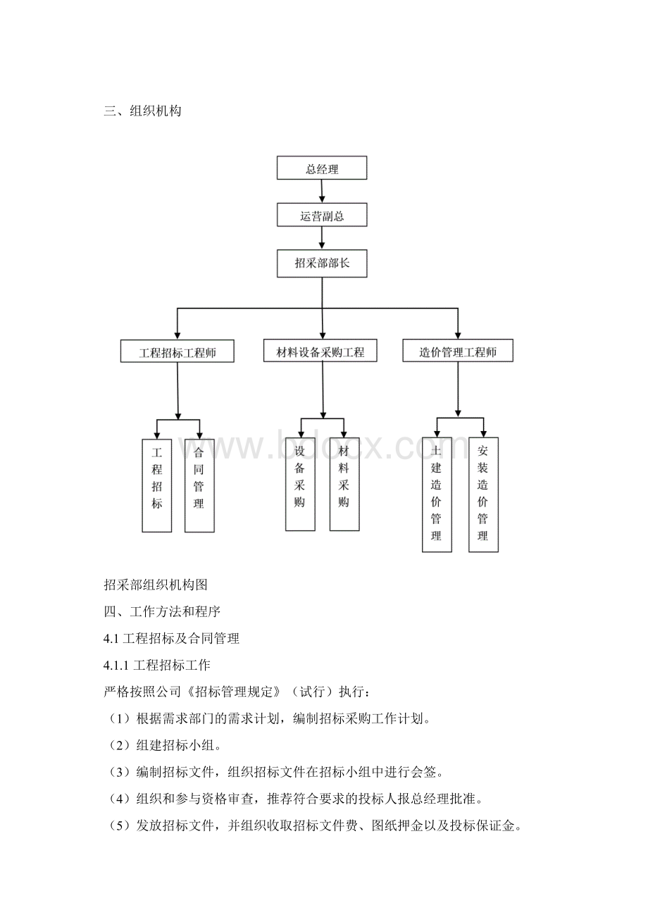 招采部部门职责及工作流程.docx_第3页