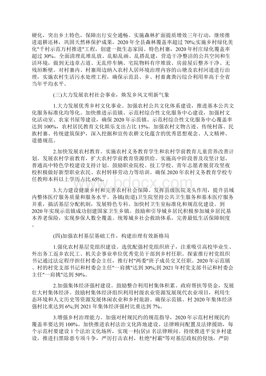 关于县十百千乡村振兴示范工程实施方案.docx_第3页