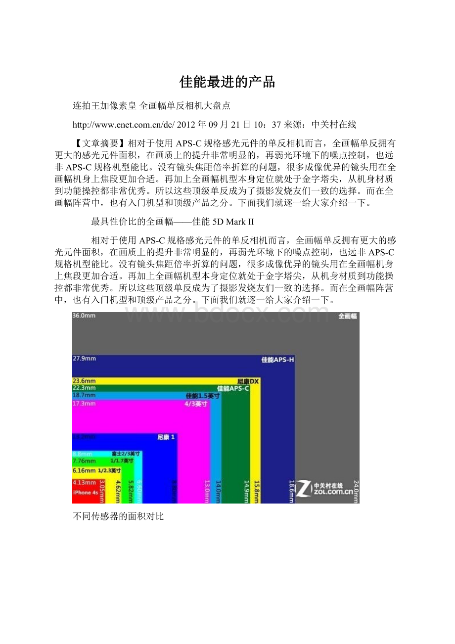 佳能最进的产品.docx_第1页