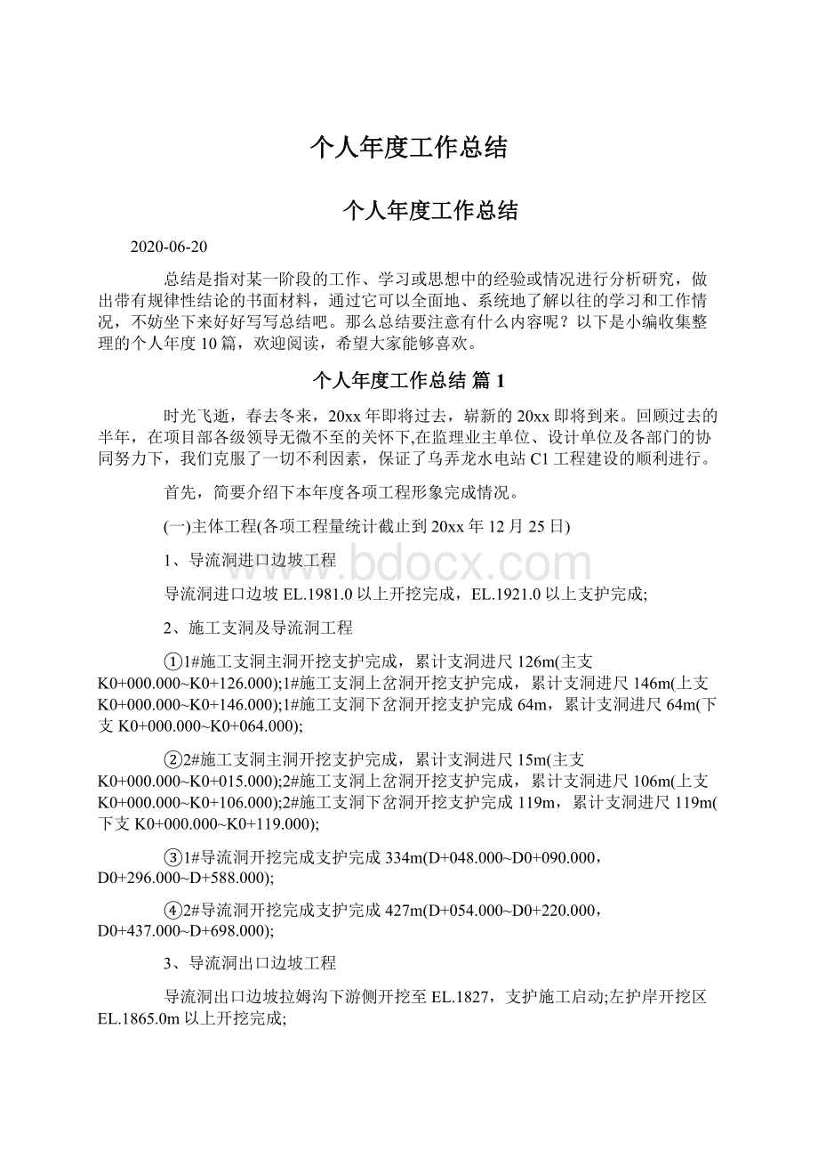 个人年度工作总结Word格式文档下载.docx_第1页