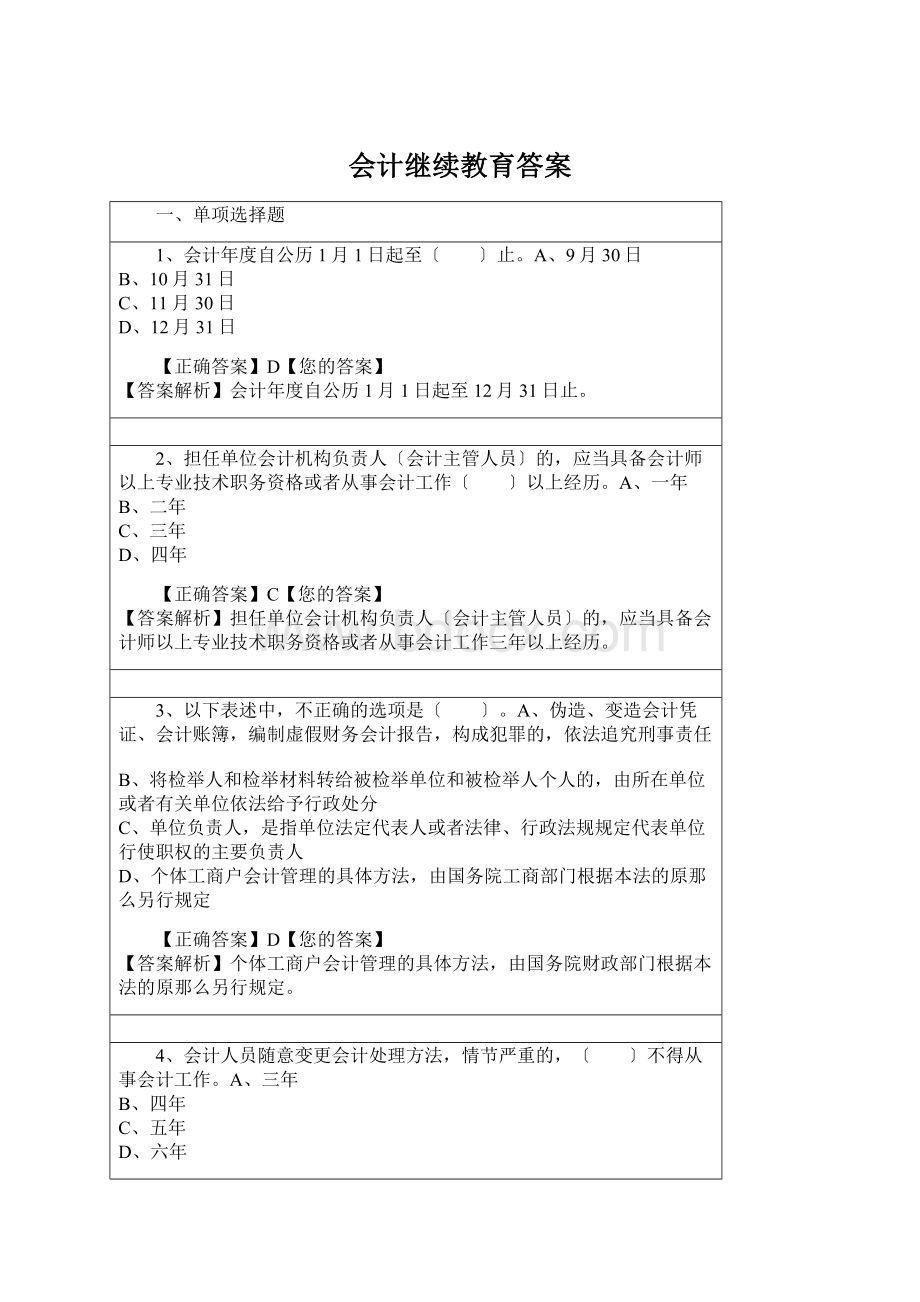 会计继续教育答案.docx