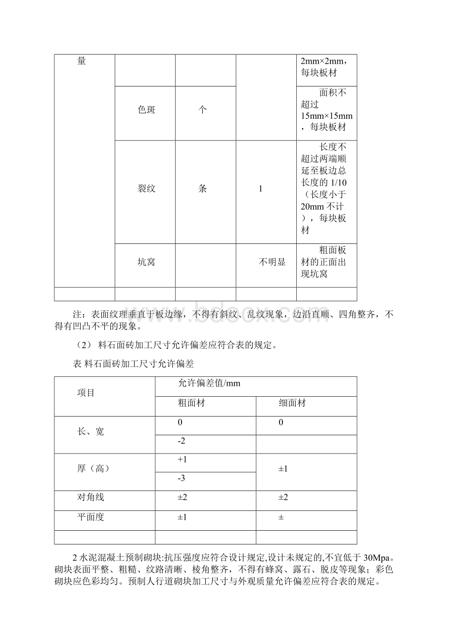 人行道铺砌面层有盲道砖施工工艺标准.docx_第3页