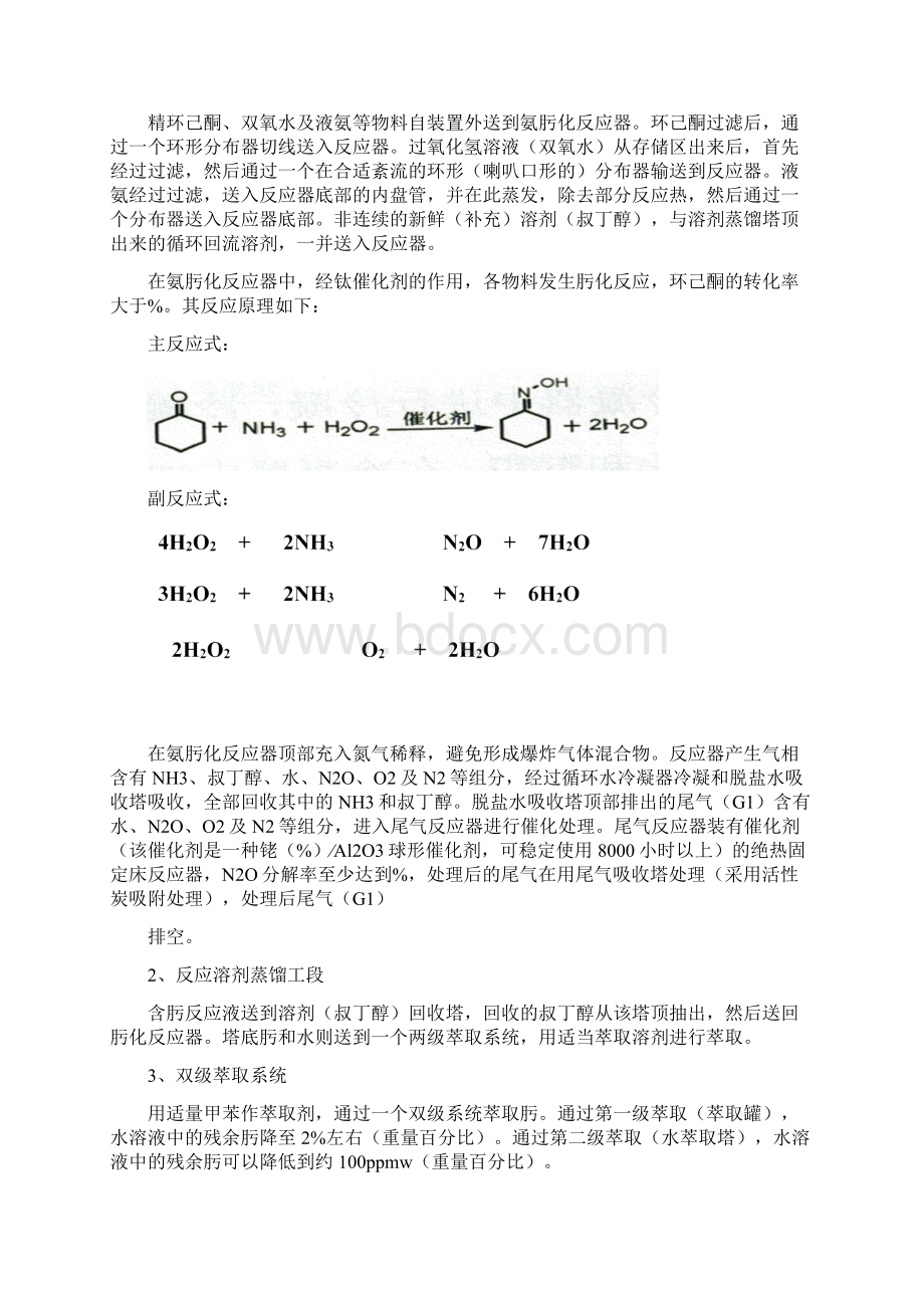 己内酰胺工艺简述.docx_第3页