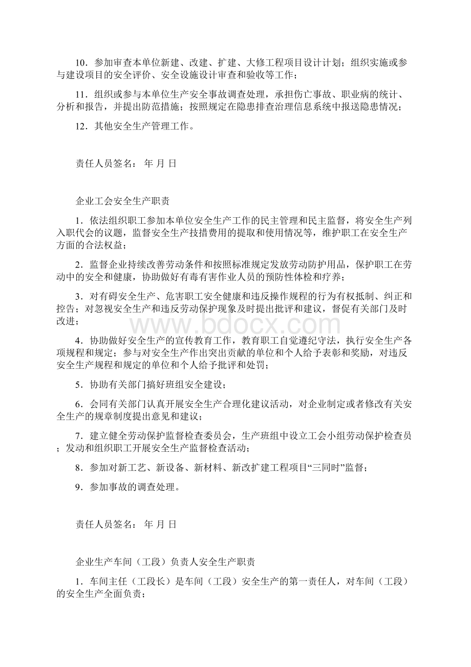 企业10类岗位责任制模板文档格式.docx_第3页