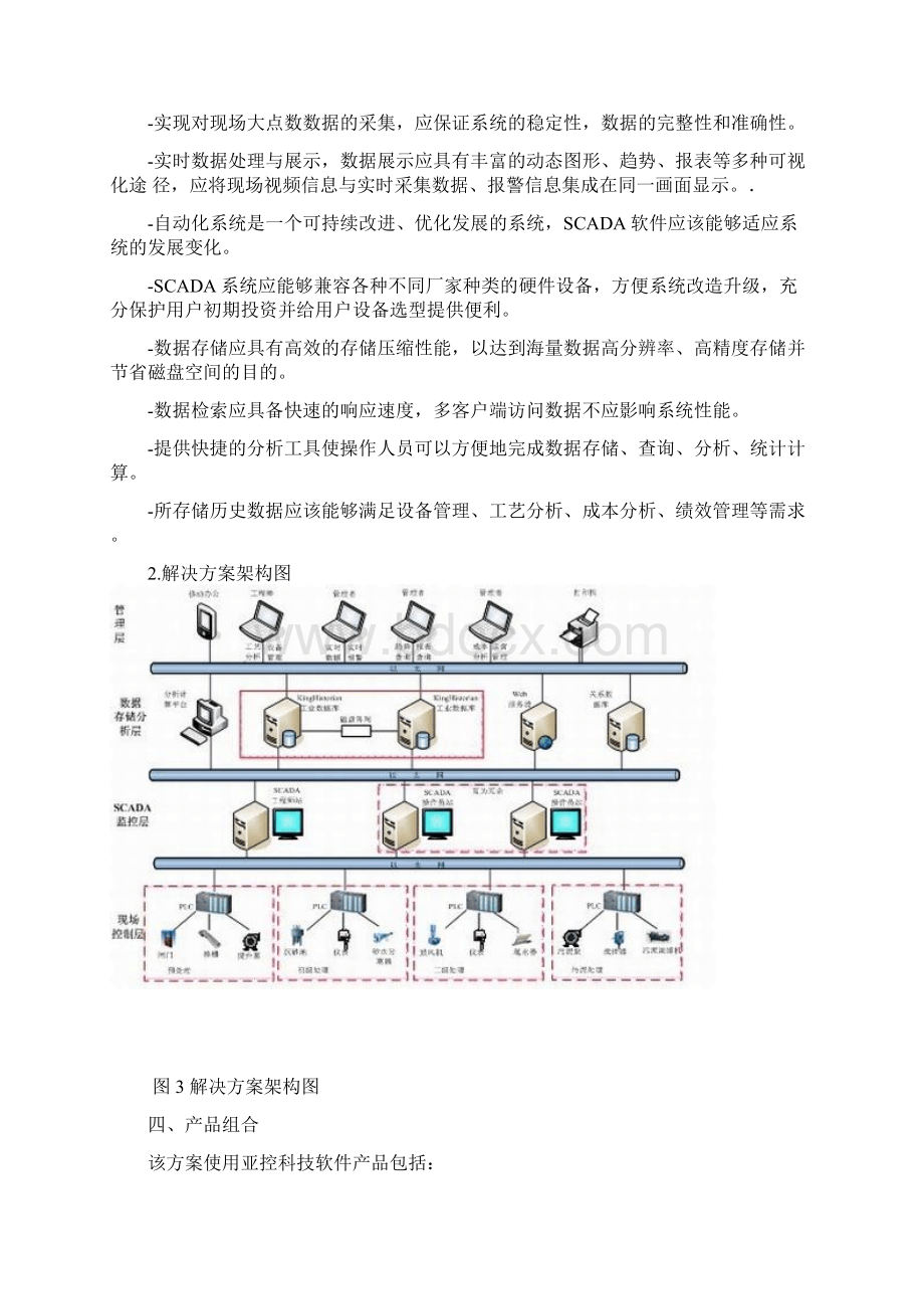 组态王大型污水处理厂SCADA系统解决方案.docx_第3页