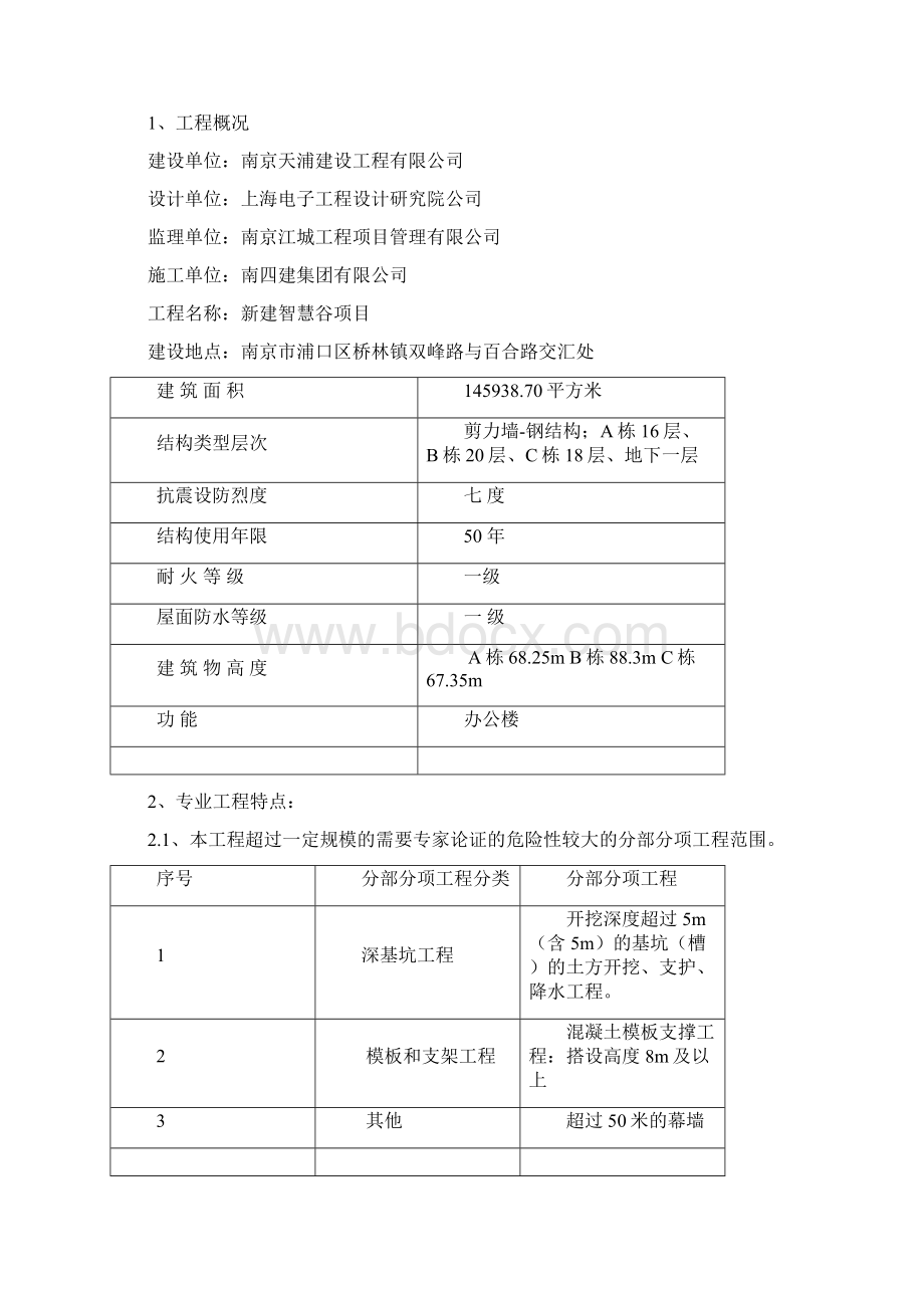 超过一定规模的危险性较大的分部分项工程监理细则演示教学Word格式.docx_第2页