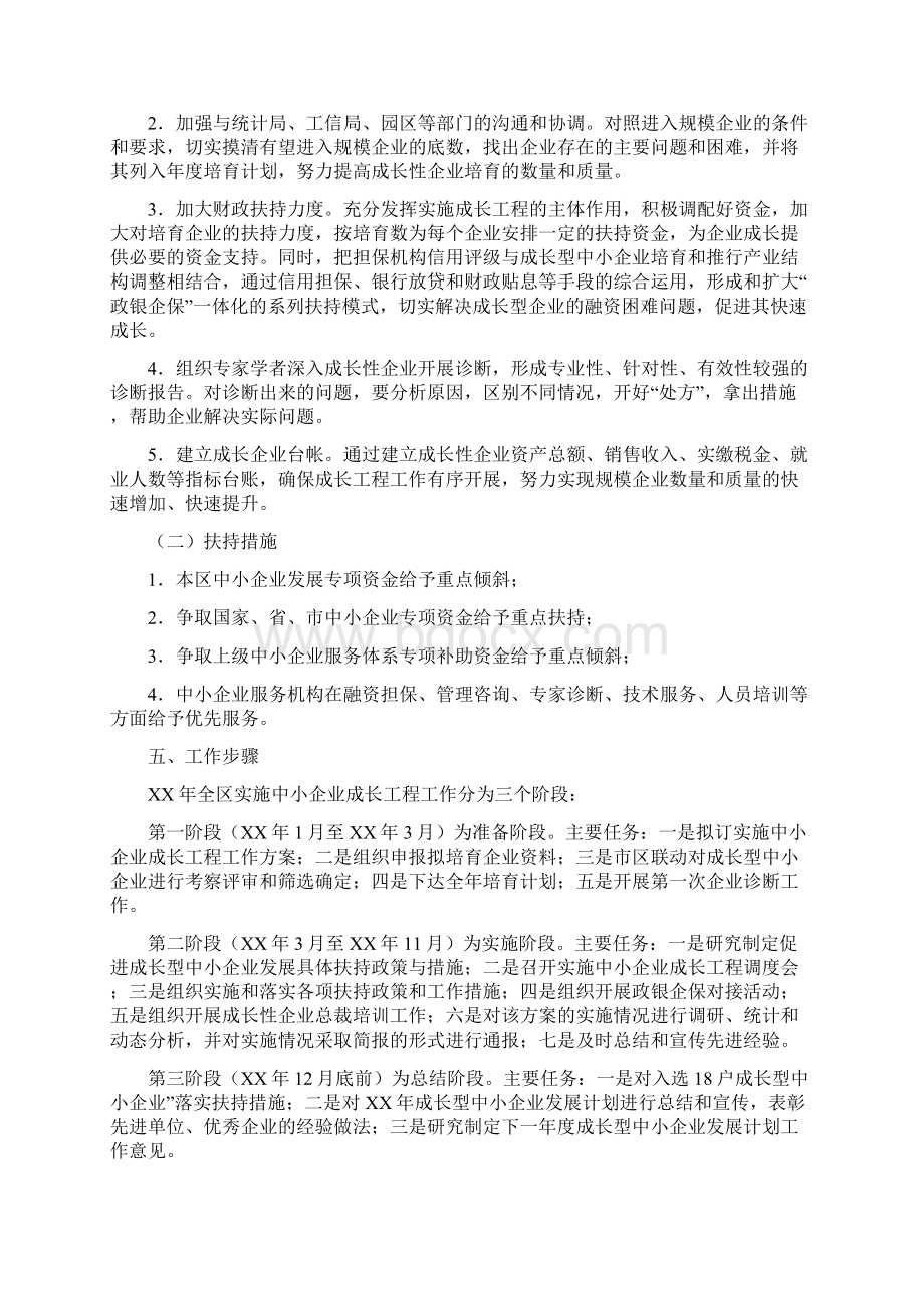 中小企业成长工程实施方案与中小企业调研报告汇编Word格式文档下载.docx_第2页