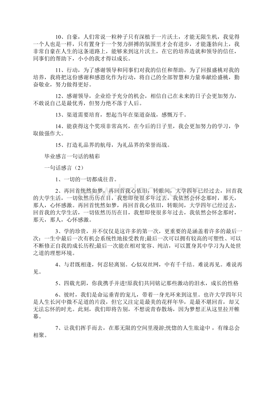 一句话感言4篇.docx_第2页