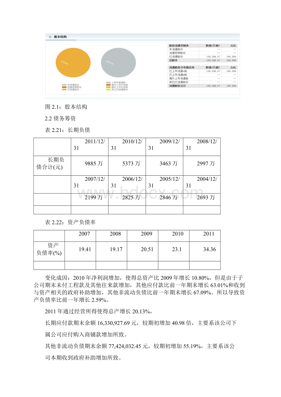 北京同仁堂近年财务情况分析Word文档下载推荐.docx_第3页