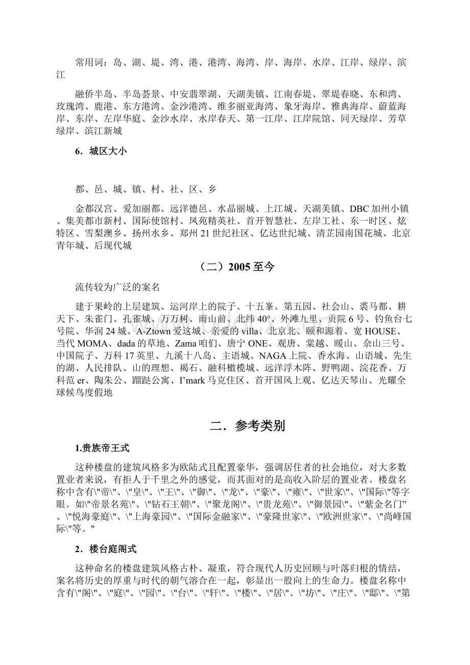 房地产案名荟萃分类案名词典Word下载.docx_第3页