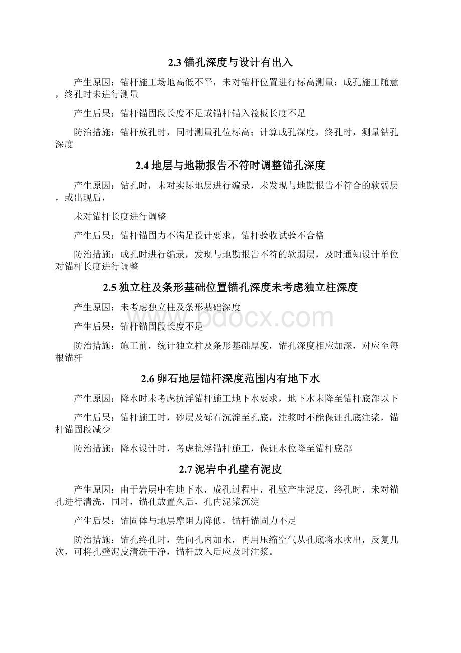 抗浮锚杆常见问题及处理方式Word下载.docx_第2页