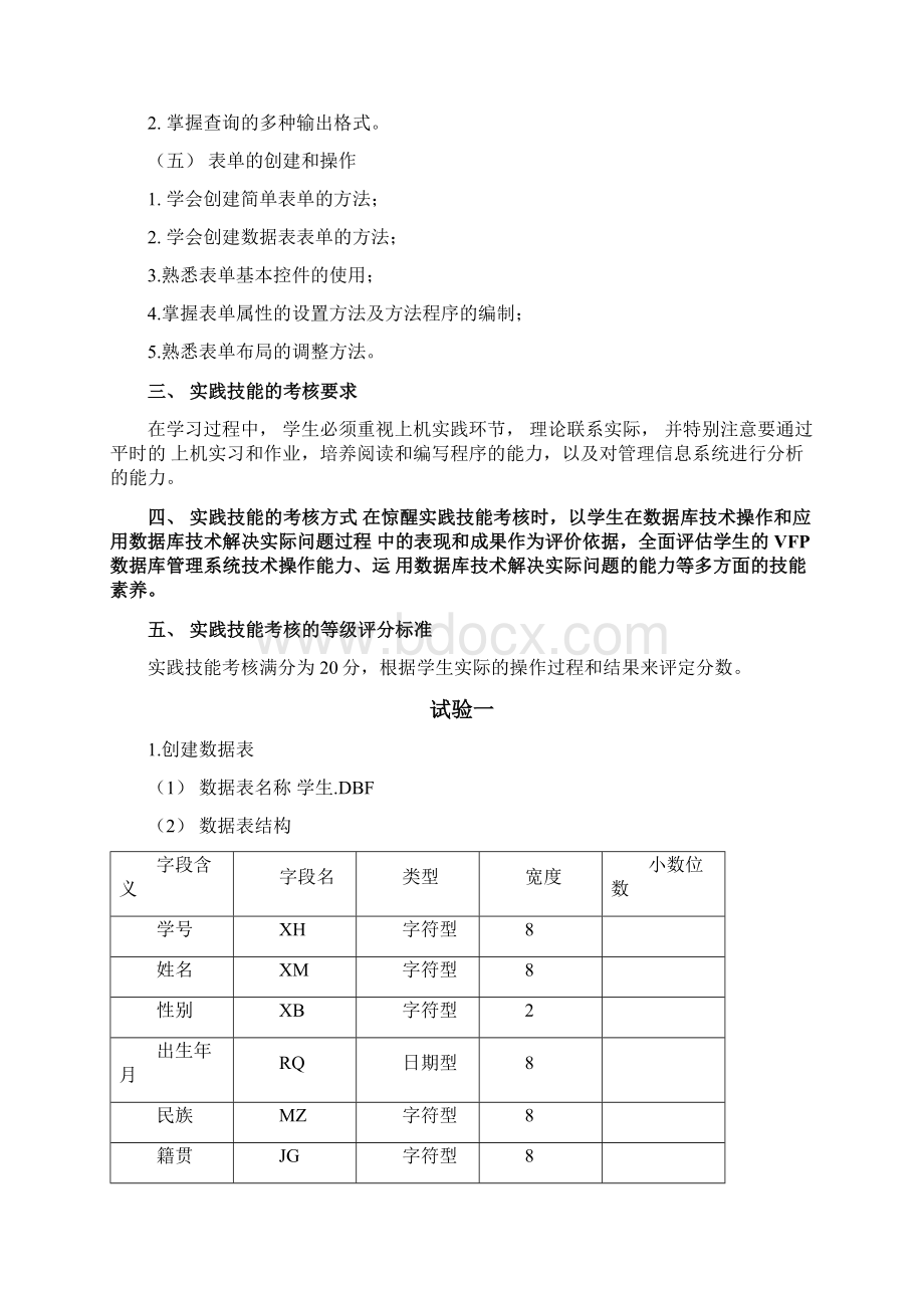 管理系统中计算机应用实践技能考核大纲及操作指导.docx_第2页