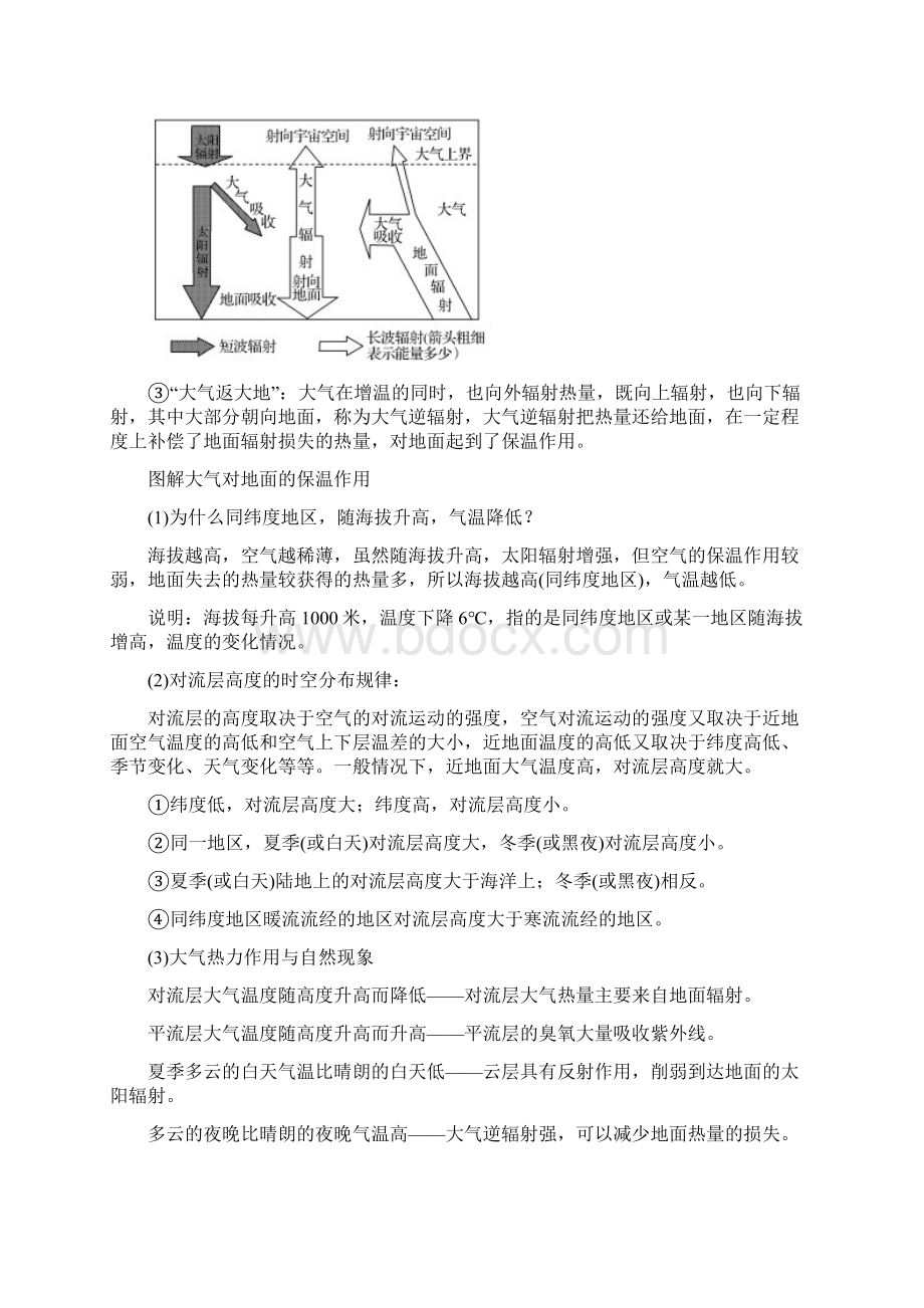 专题复习大气运动剖析Word格式.docx_第2页