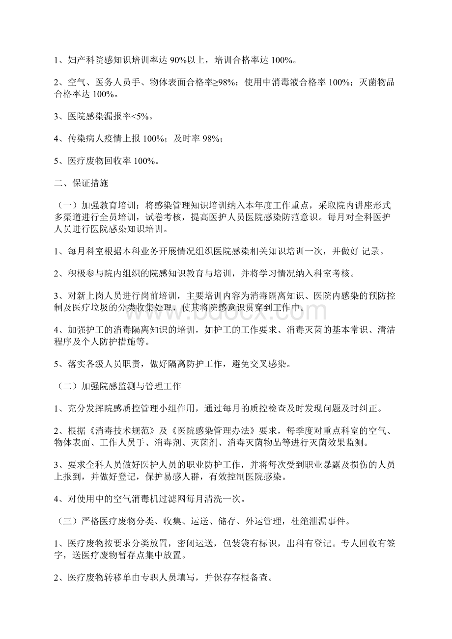 科室院感工作计划Word文档格式.docx_第3页