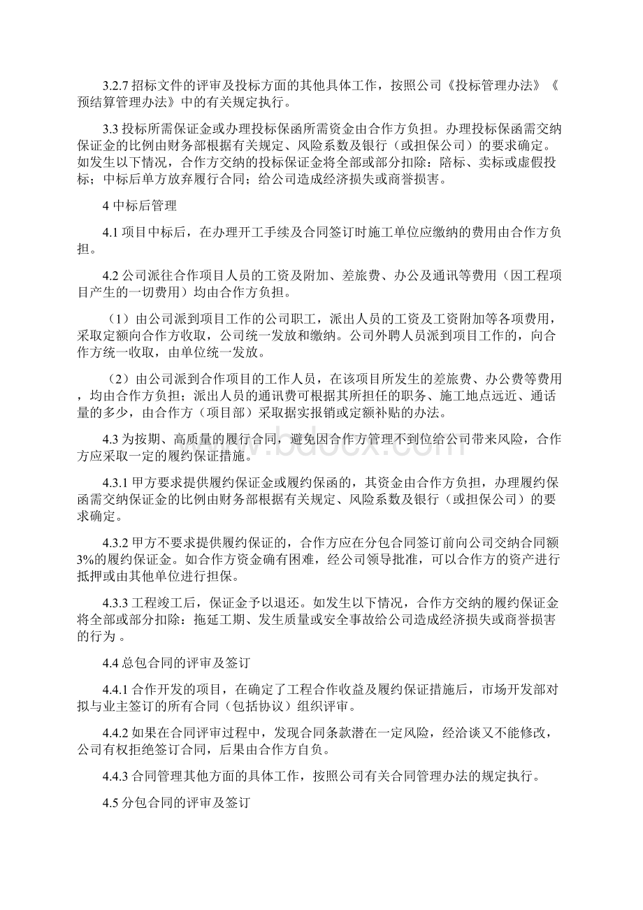 合作项目管理办法细则Word文档格式.docx_第3页