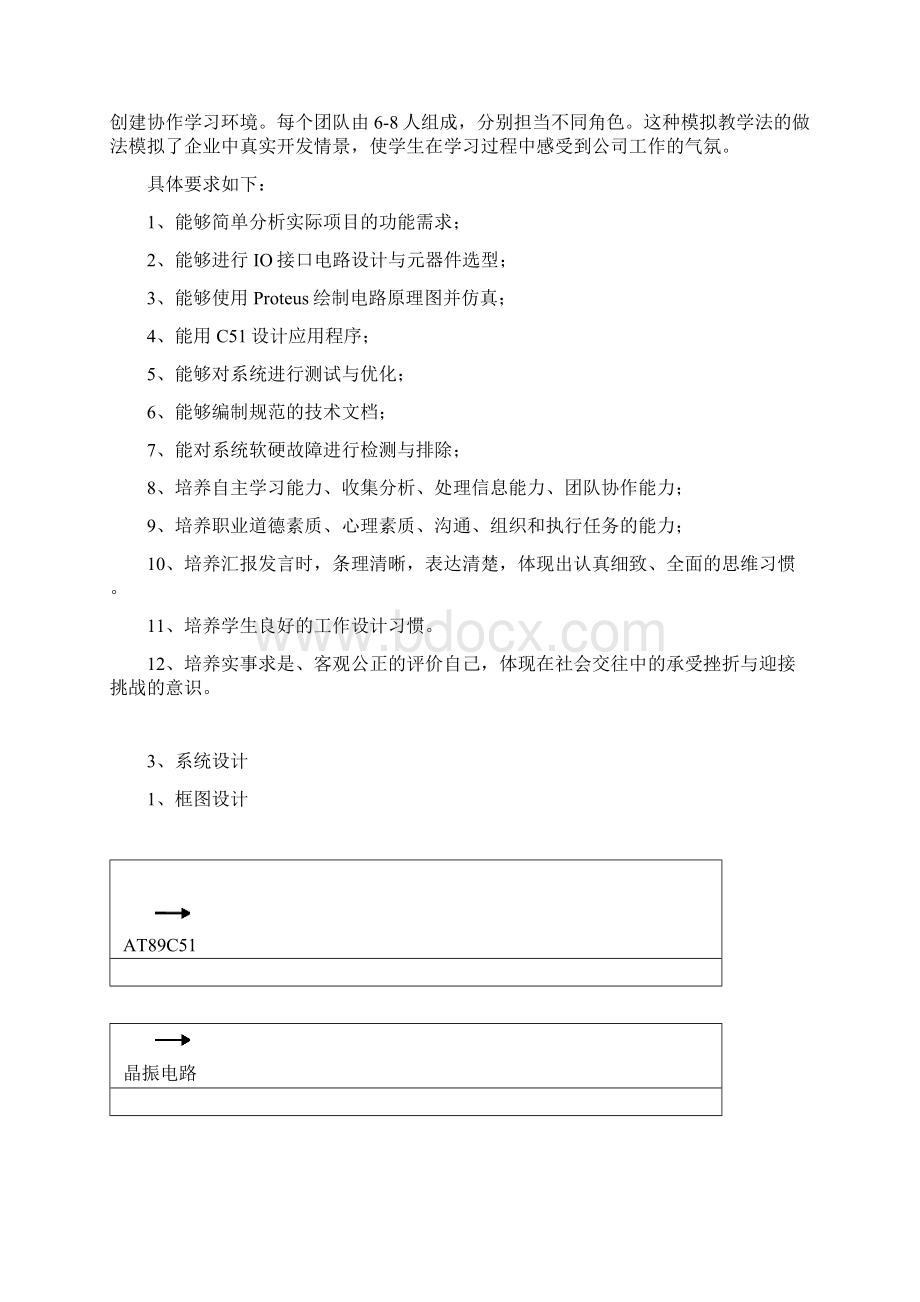 数字时钟设计开发项目报告doc.docx_第2页