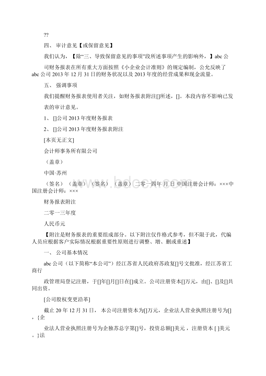 会计报表审计报告Word文档格式.docx_第2页