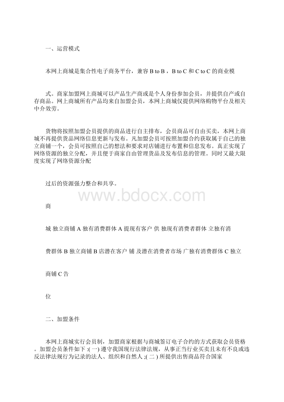 网上商城招商文案.docx_第2页