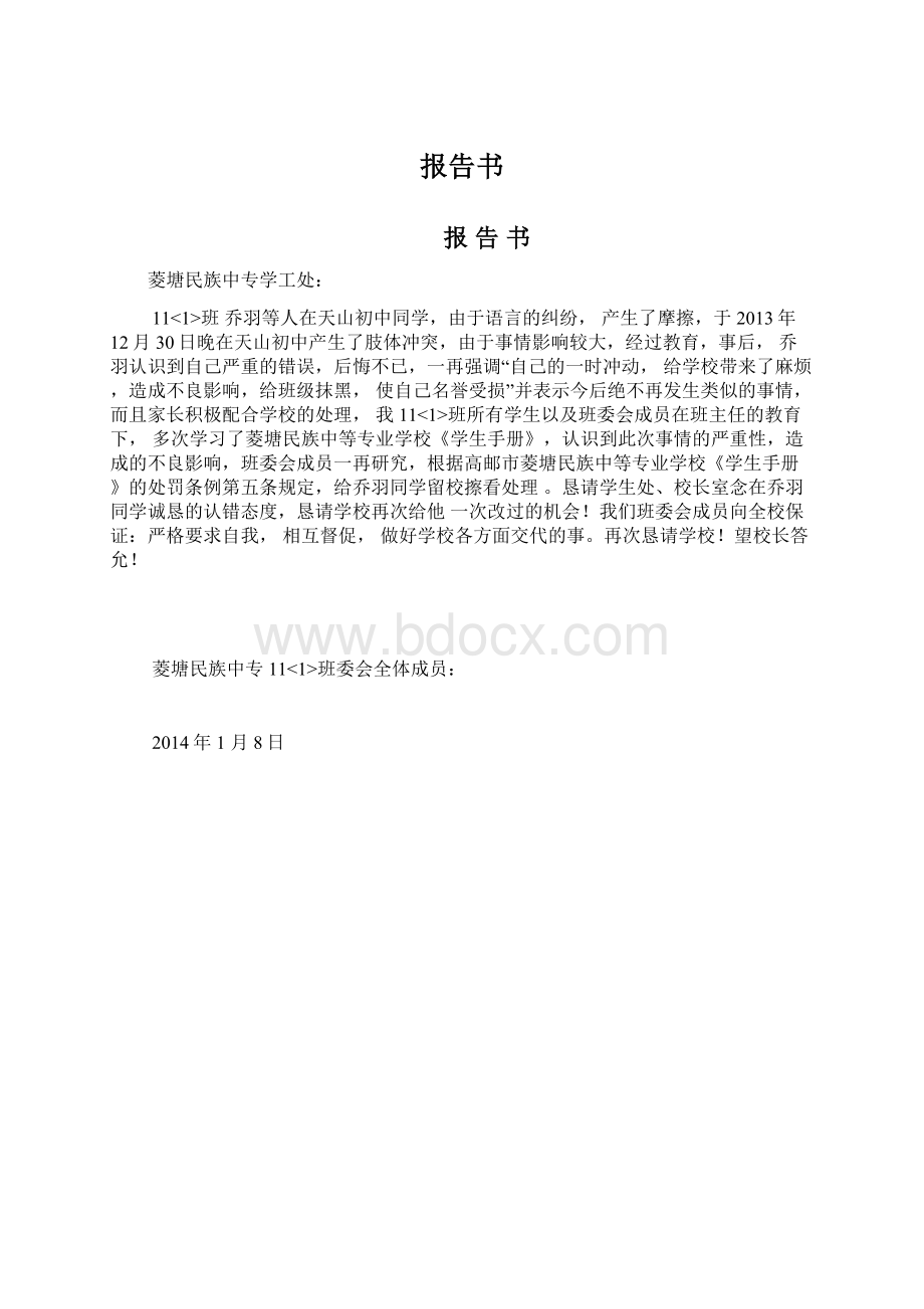 报告书Word格式文档下载.docx