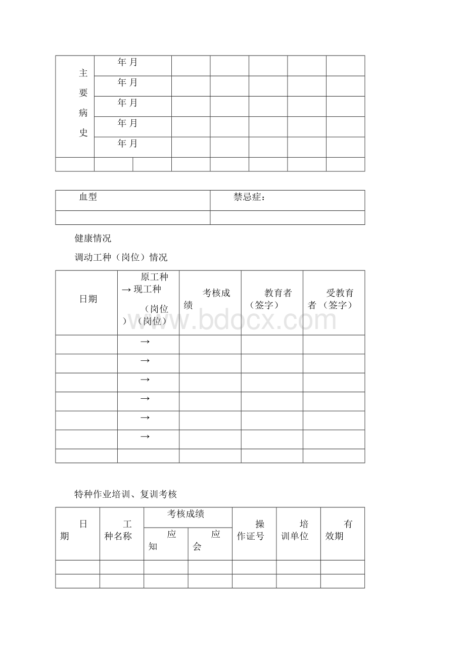 职工安全生产记录卡.docx_第3页