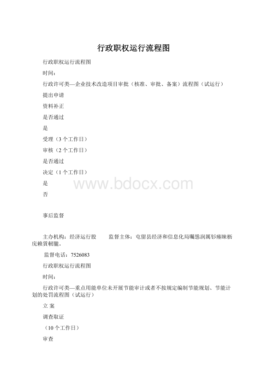 行政职权运行流程图.docx