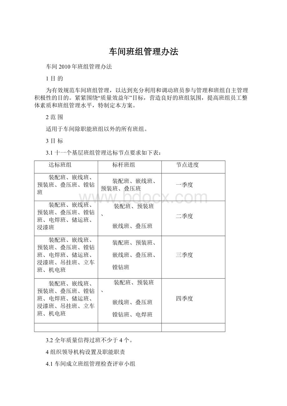 车间班组管理办法.docx_第1页