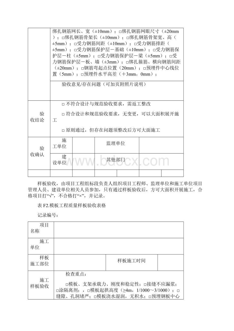 工程项目验收单模板Word文档格式.docx_第2页