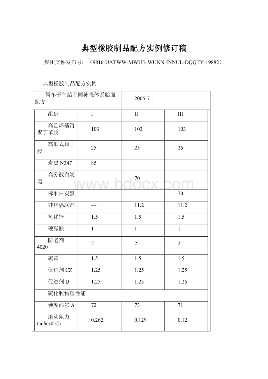 典型橡胶制品配方实例修订稿.docx_第1页