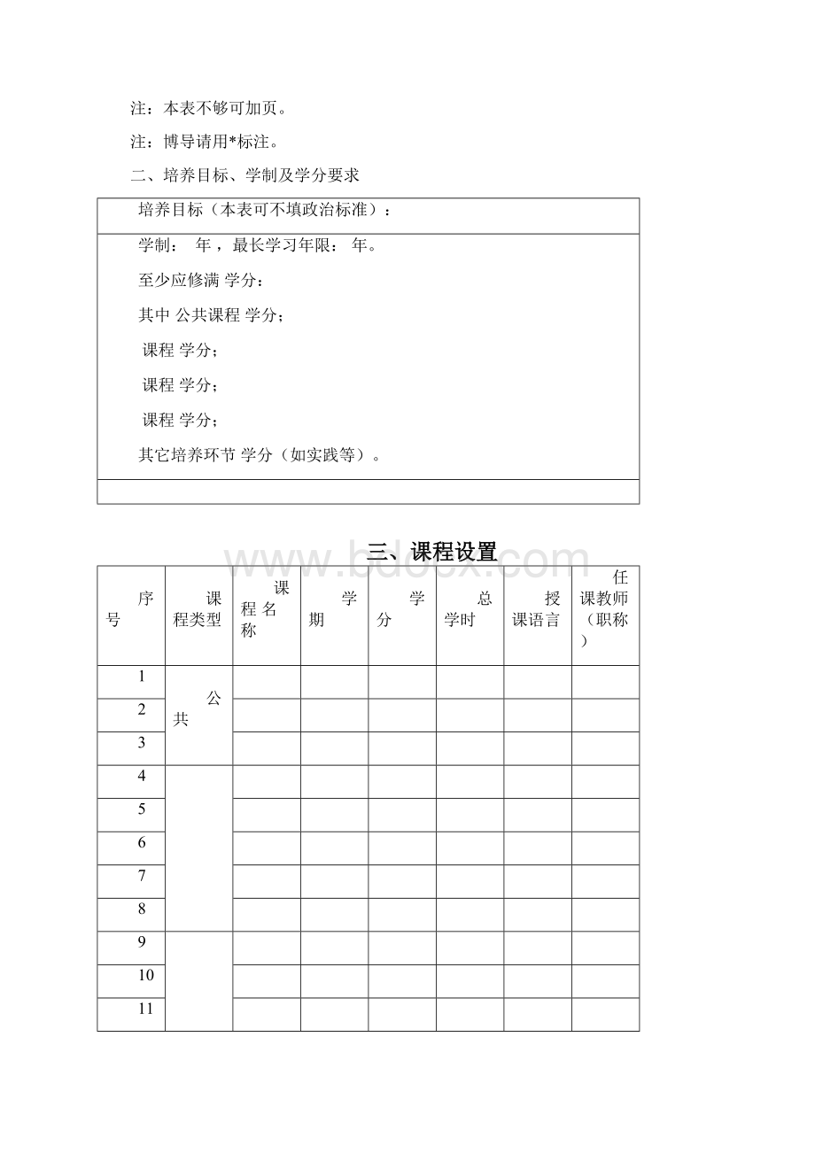 厦门大学全日制硕士专业学位研究生培养方案Word格式文档下载.docx_第2页