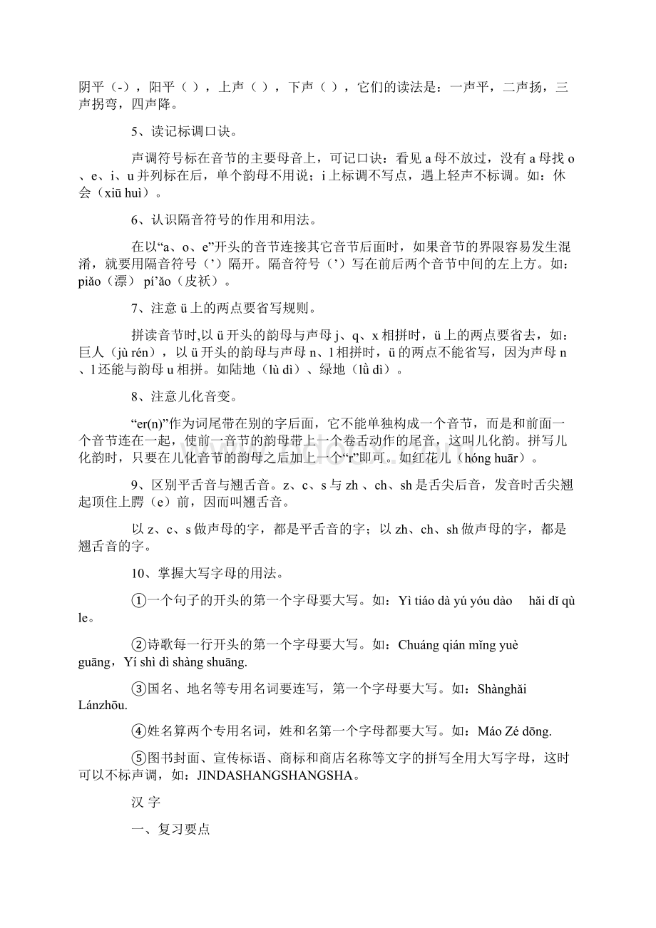 小学语文知识点总结一到六年级.docx_第2页